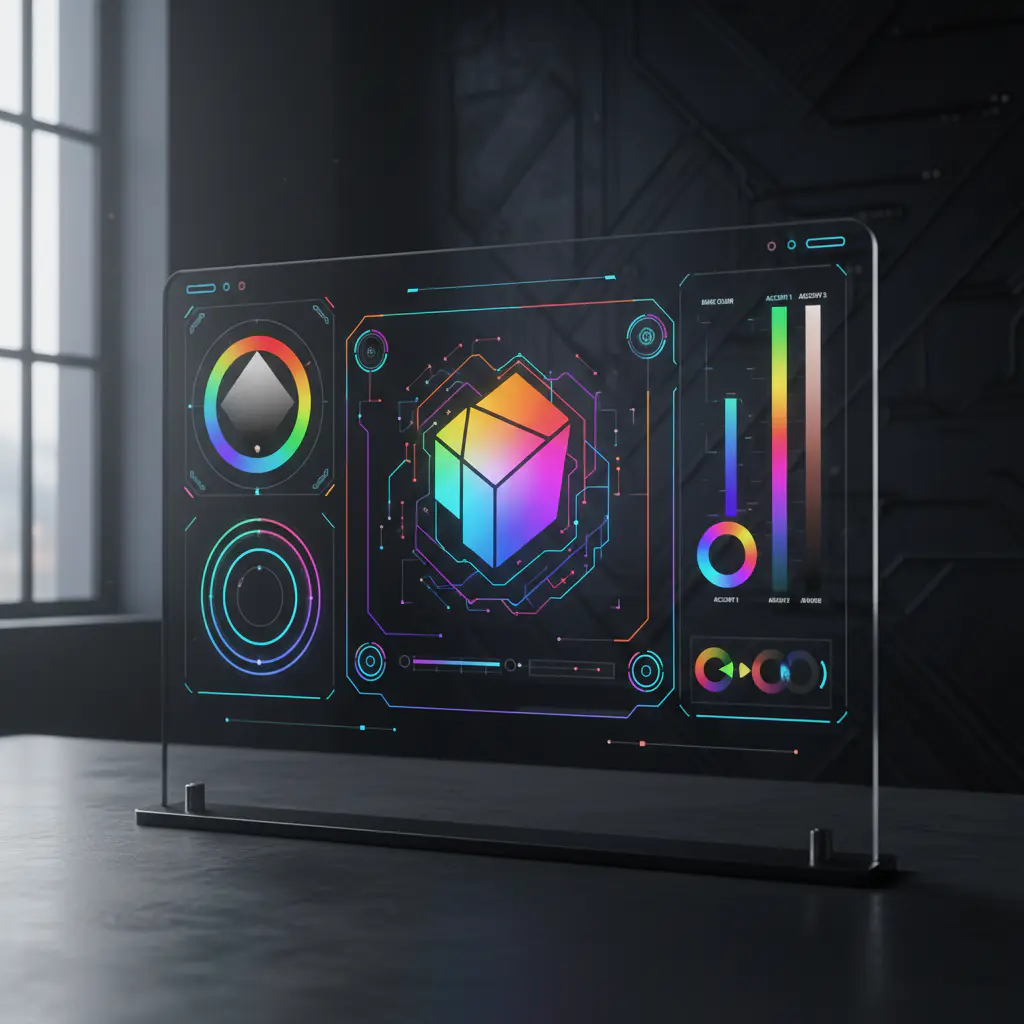 Interface showing color customization